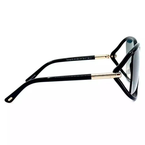NWT Tom Ford FT1089 Black Square 60mm Sunglasses